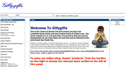 Desktop Screenshot of gillygifts.co.uk